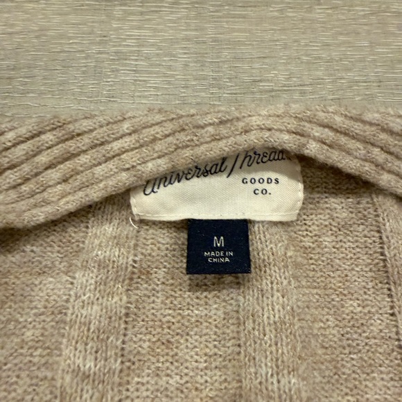 Universal Thread Beige Button-Up Cardigan - Picture 3 of 4